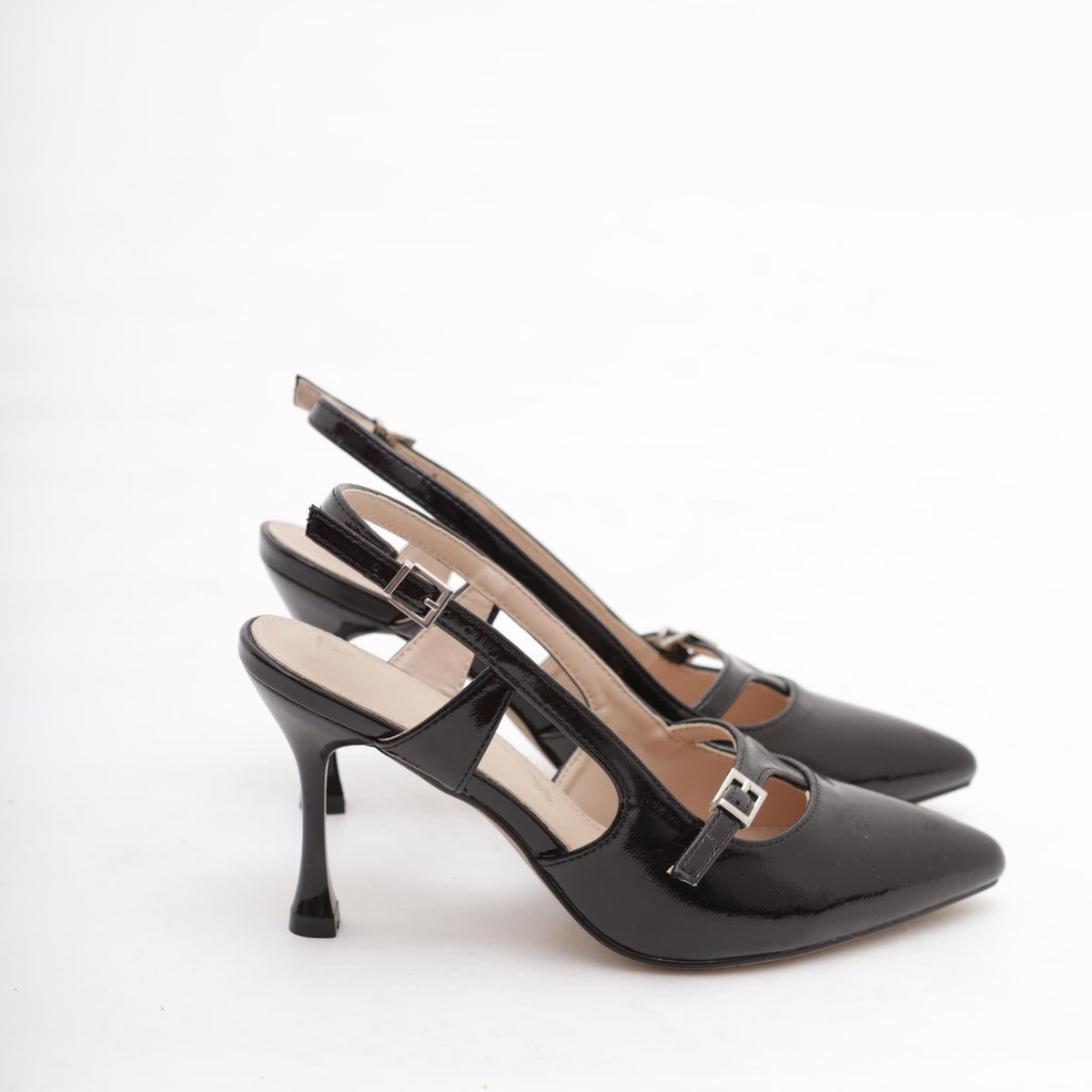 SLINGBACK T-BAR NERO 