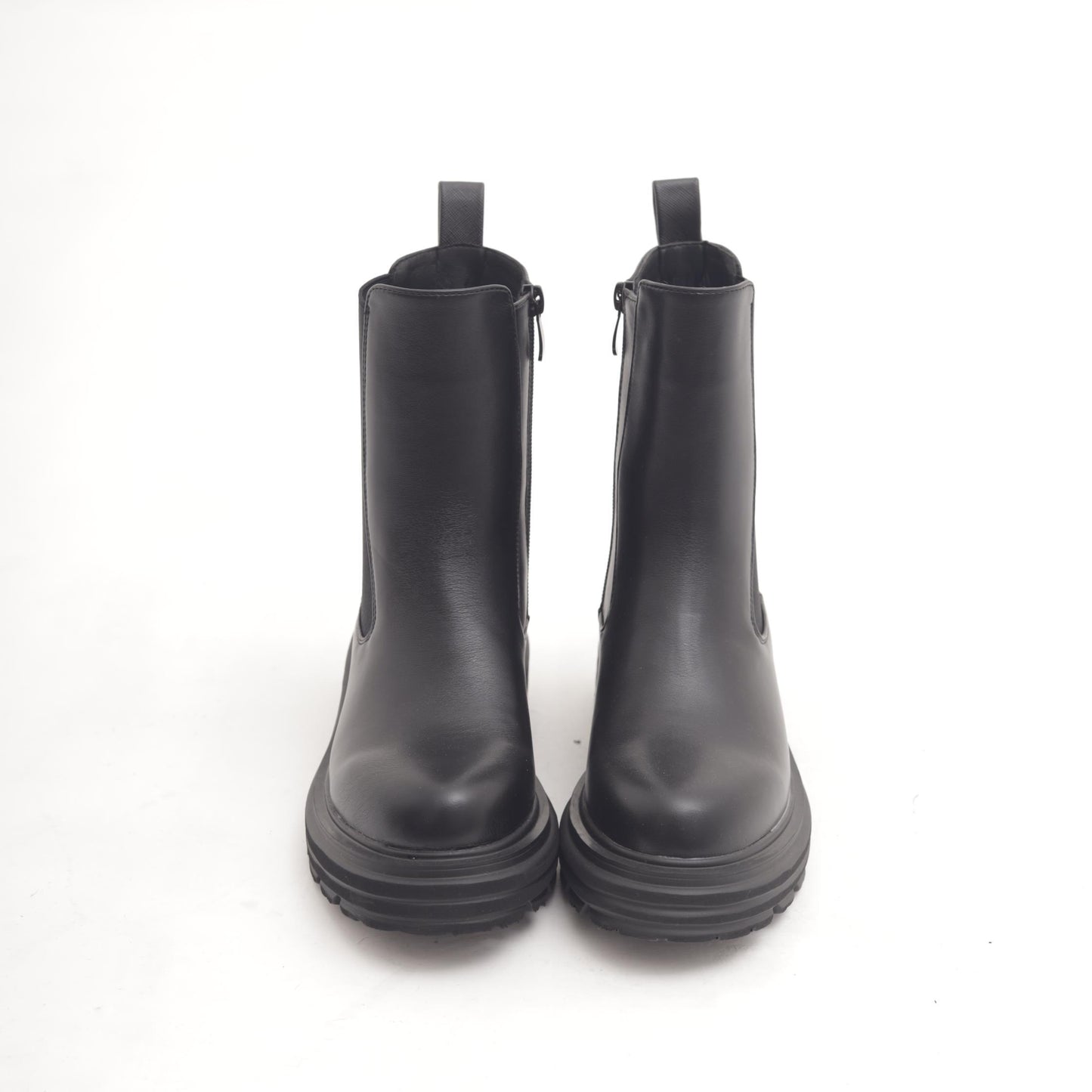 STIVALETTO ELASTICO E ZIP NERO 