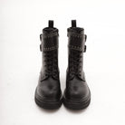 ANFIBIO ALTO 12 BUCHI BORCHIE NERO 