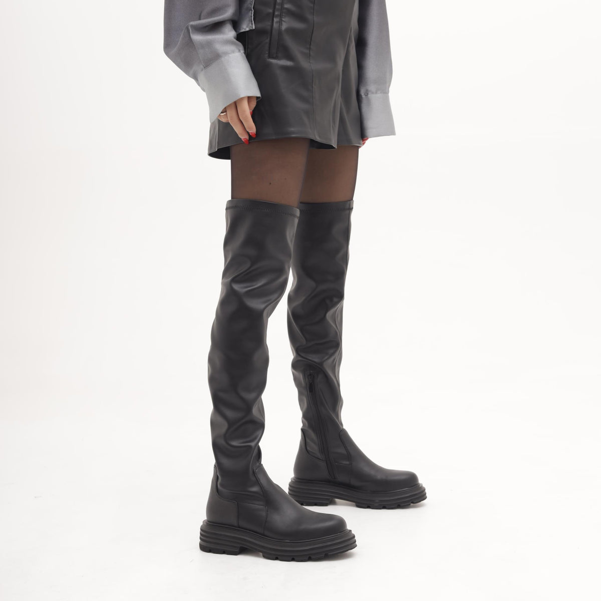 STIVALE CUISSARD STRETCH NERO 