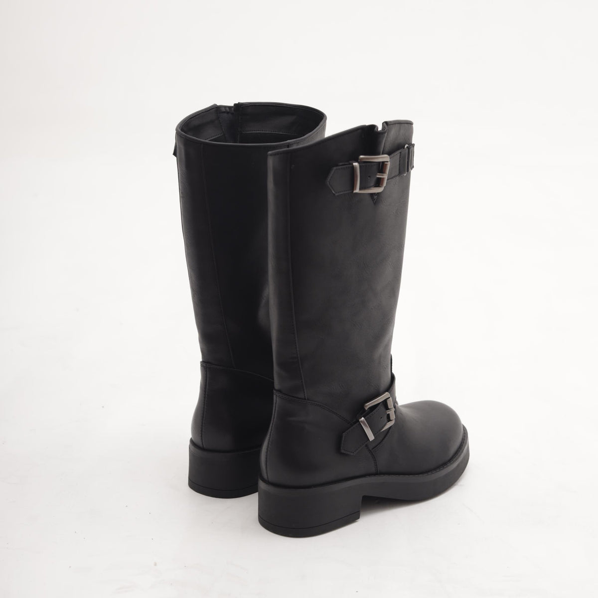 STIVALE BIKER ALTO NERO 