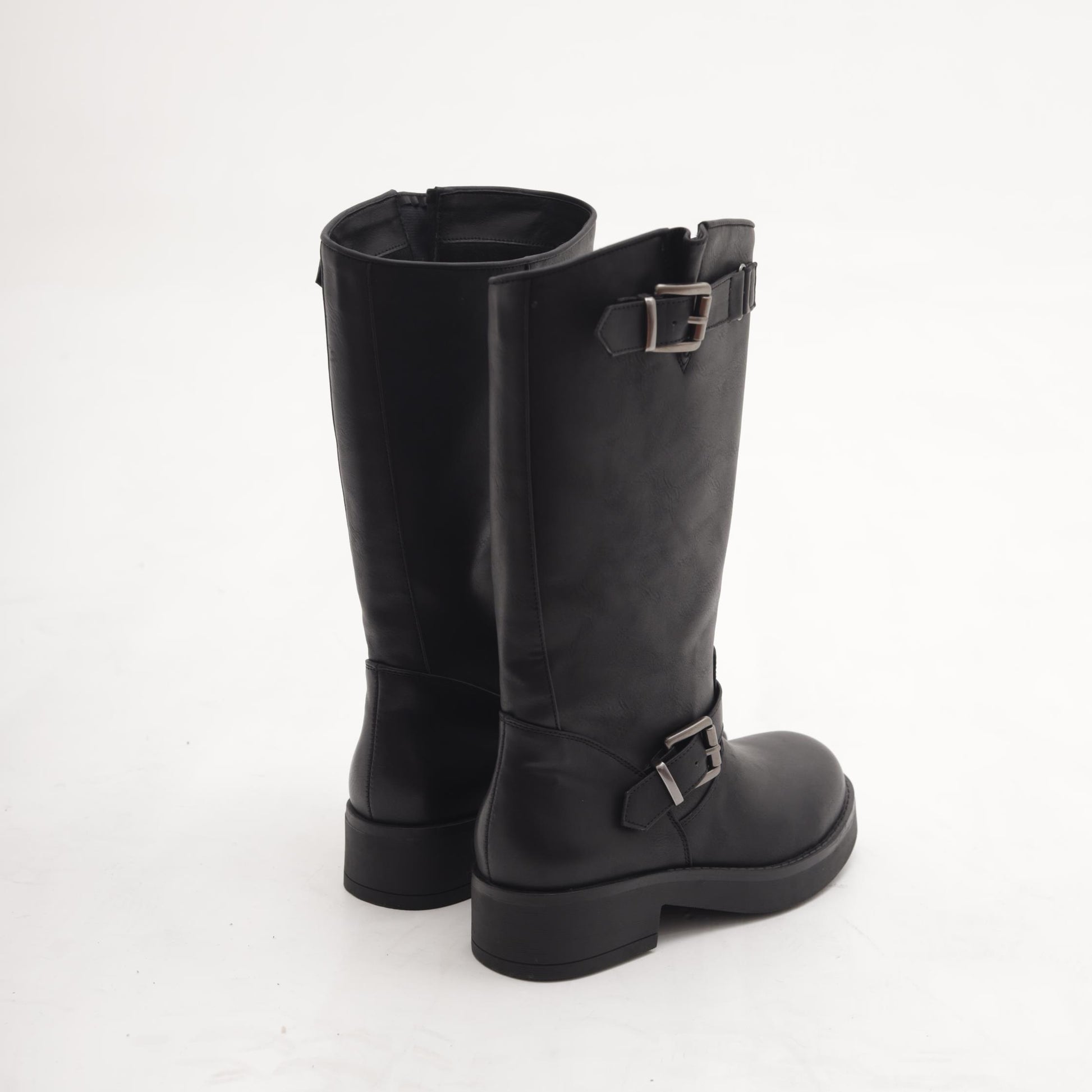 STIVALE BIKER ALTO NERO 