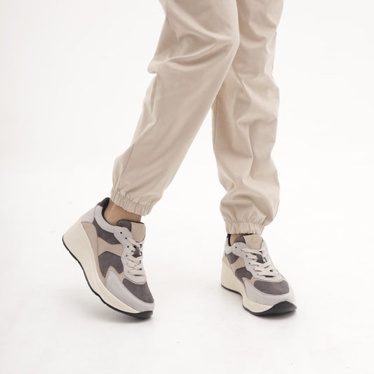 SNEAKERS ALTA GRIGIO MP2602-4PUGRIGIO CHOCOLA