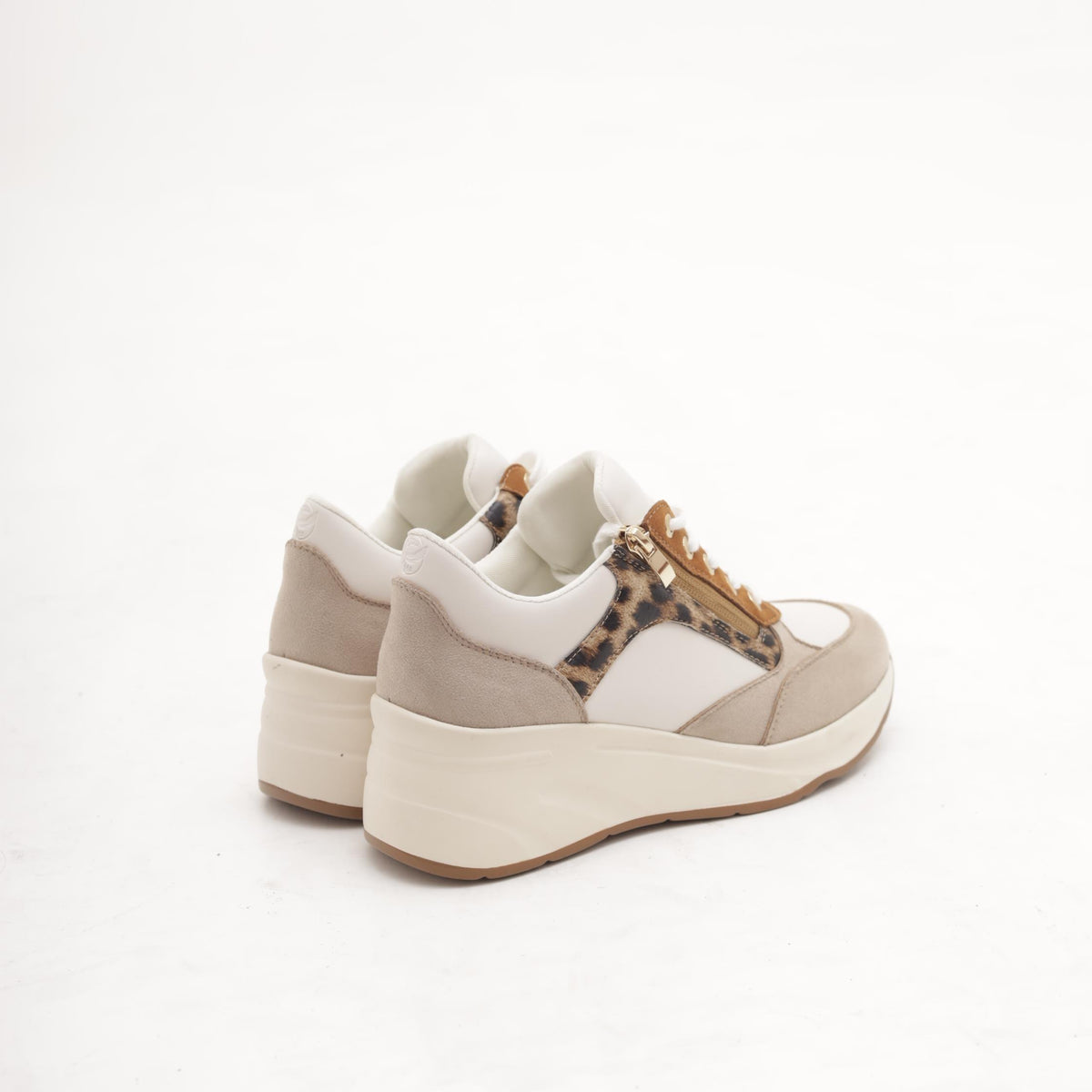 SNEAKERS ALTA ZIP TAUPE 