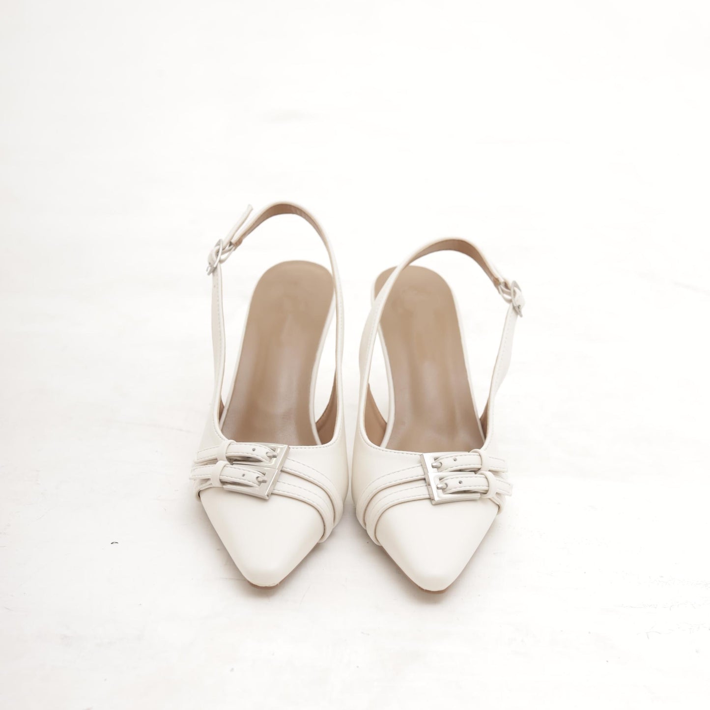 SLINGBACK DOPPIA FIBBIA PANNA 