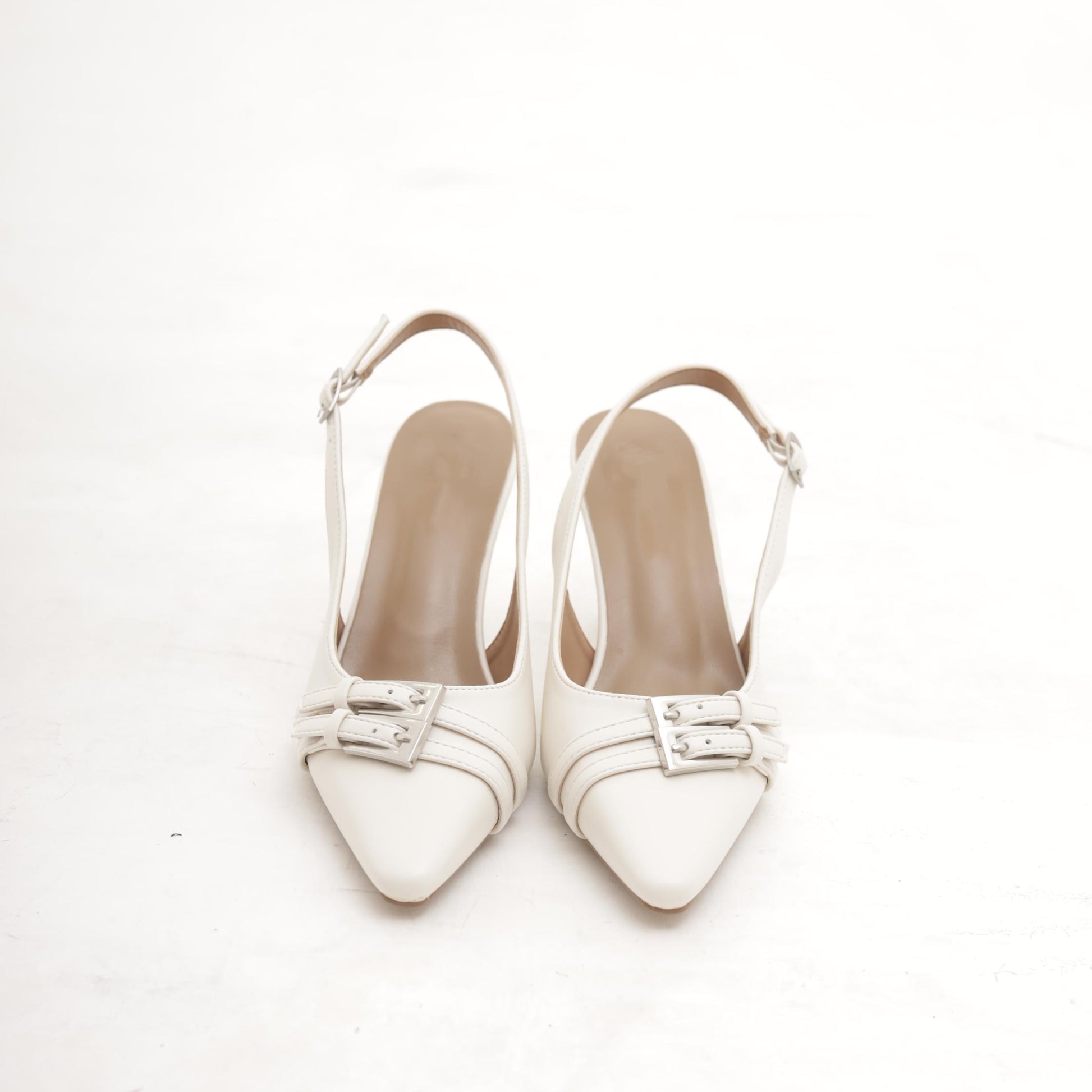 SLINGBACK DOPPIA FIBBIA PANNA 