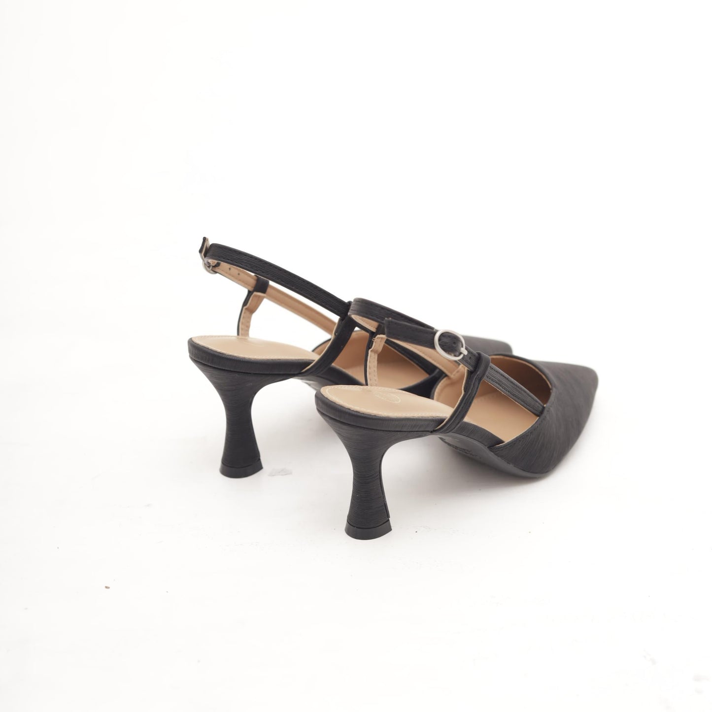 SLINGBACK CHIFFON NERO 