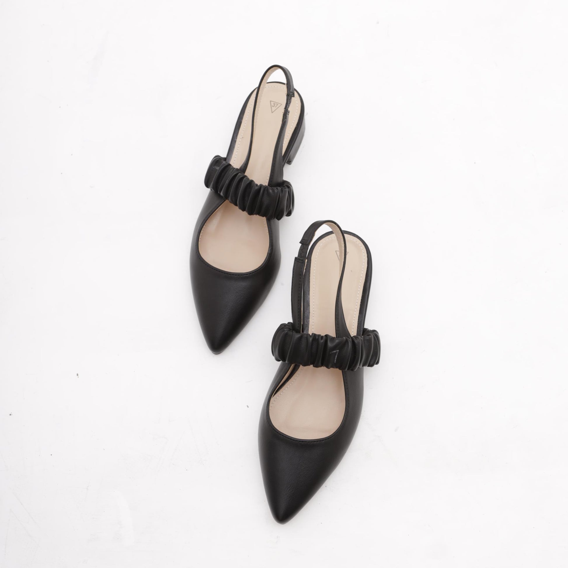 SLINGBACK BASSA ELASTICO NERO 
