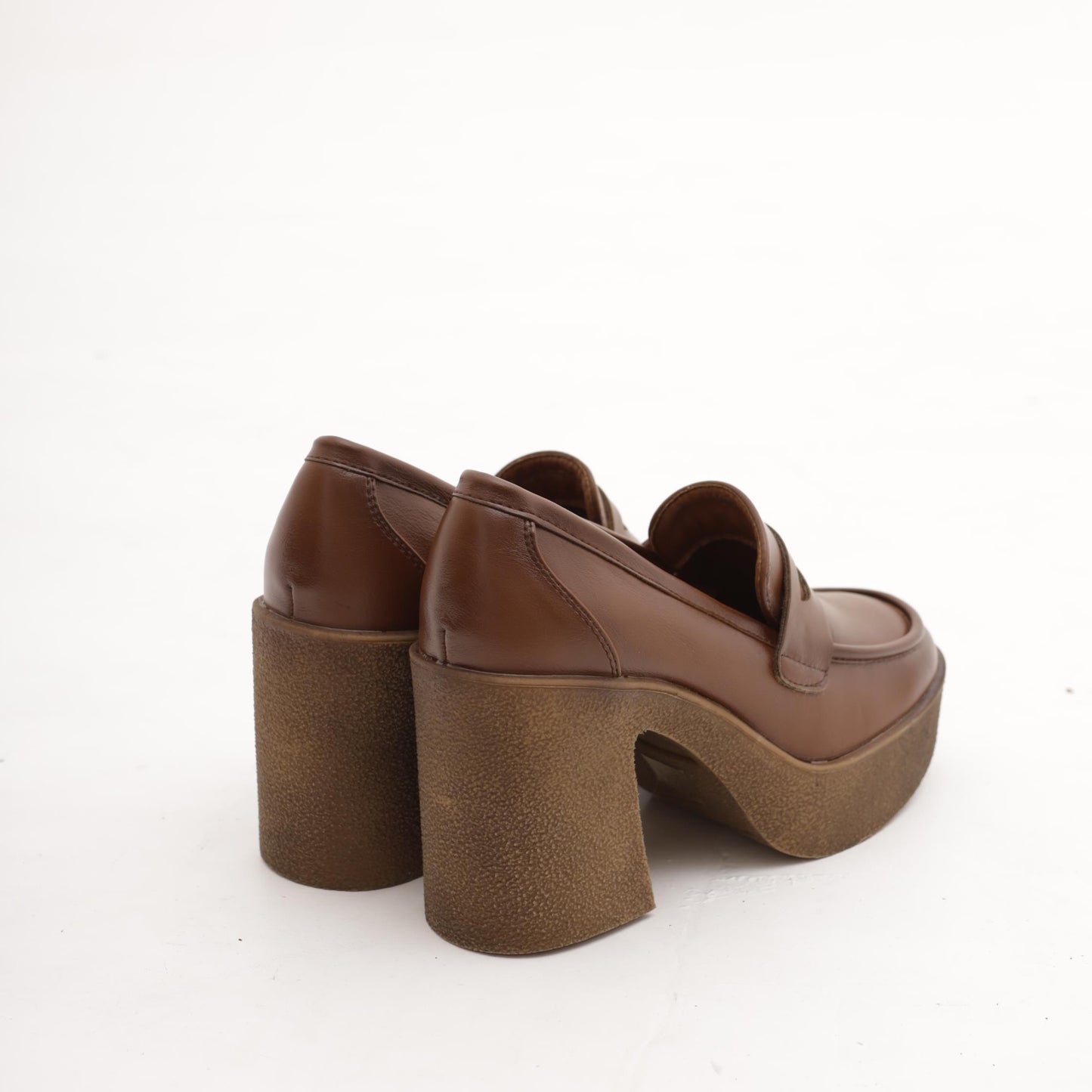 MOCASSINO CHUNKY LISCIO CUOIO MP350-3PUCU CHOCOLA