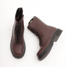 ANFIBIO ALTO CON ZIP BORDEAUX 