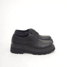 OXFORD SUOLA ALTA LISCIA NERO 