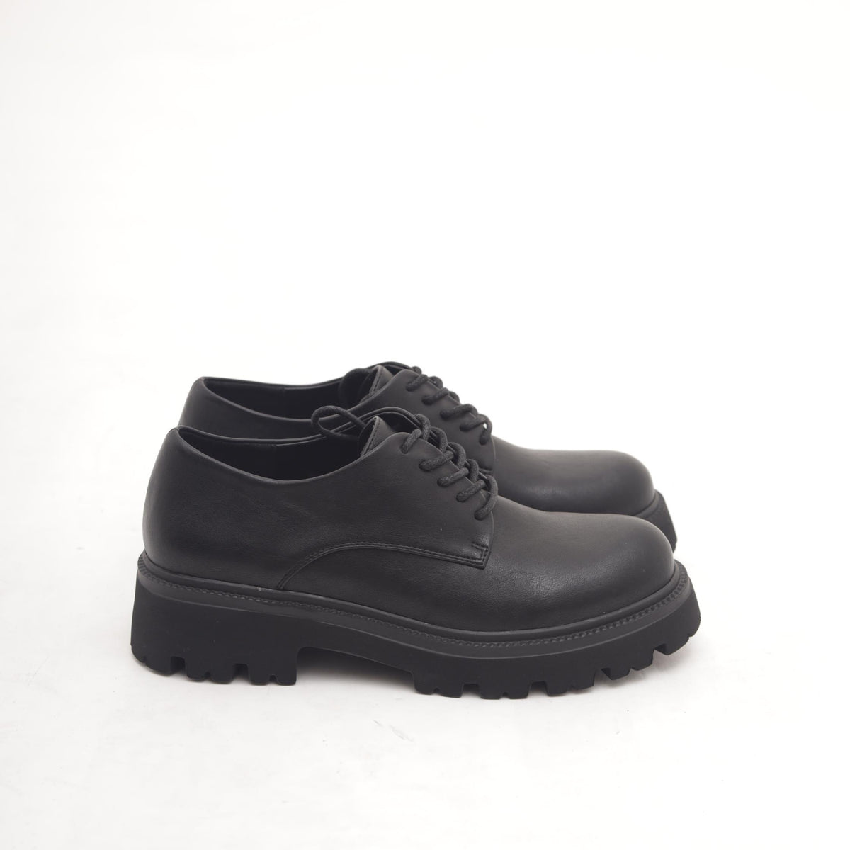 OXFORD SUOLA ALTA LISCIA NERO 