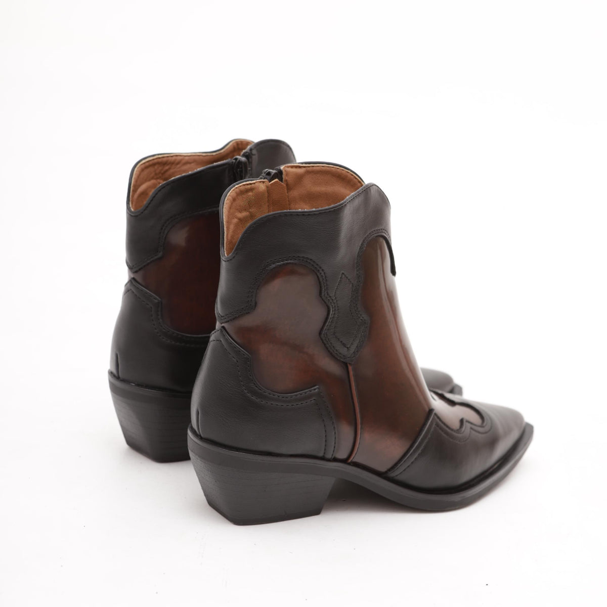 STIVALETTO TEXANO COWBOY NERO 