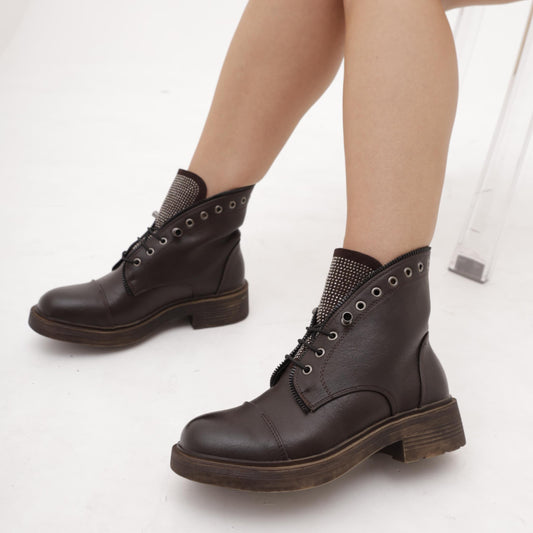 ANFIBIO STRASS TESTA DI MORO MP362PUTESTA DI MORO CHOCOLA