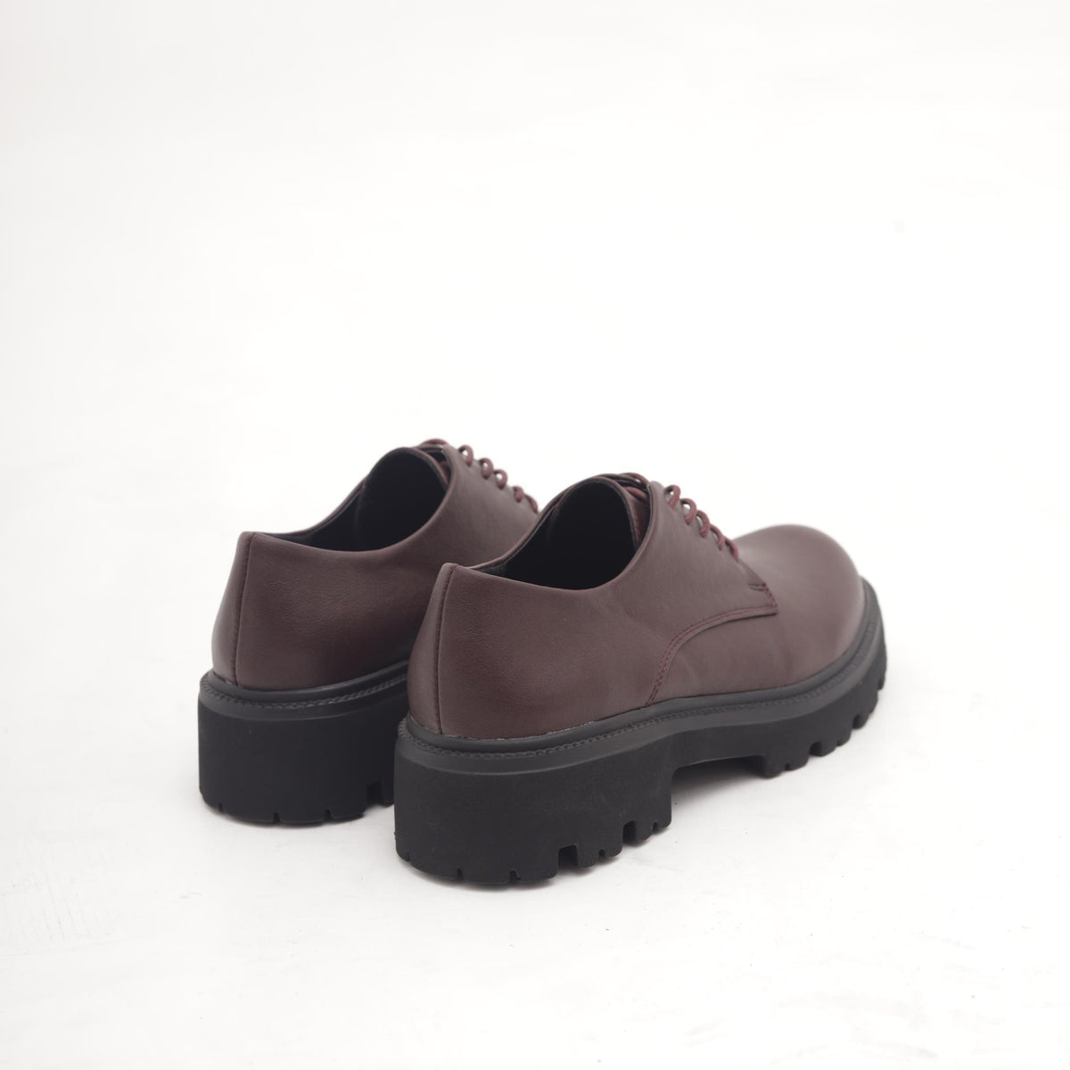 OXFORD SUOLA ALTA LISCIA BORDEAUX 