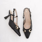 SLINGBACK MORSETTO NERO 