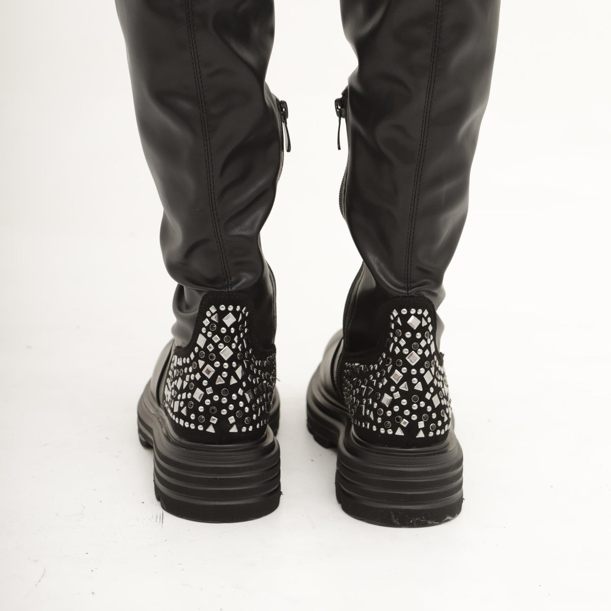 CUISSARD STRETCH BORCHIE NERO 