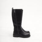 STIVALE ZIP ESTERNA NERO 
