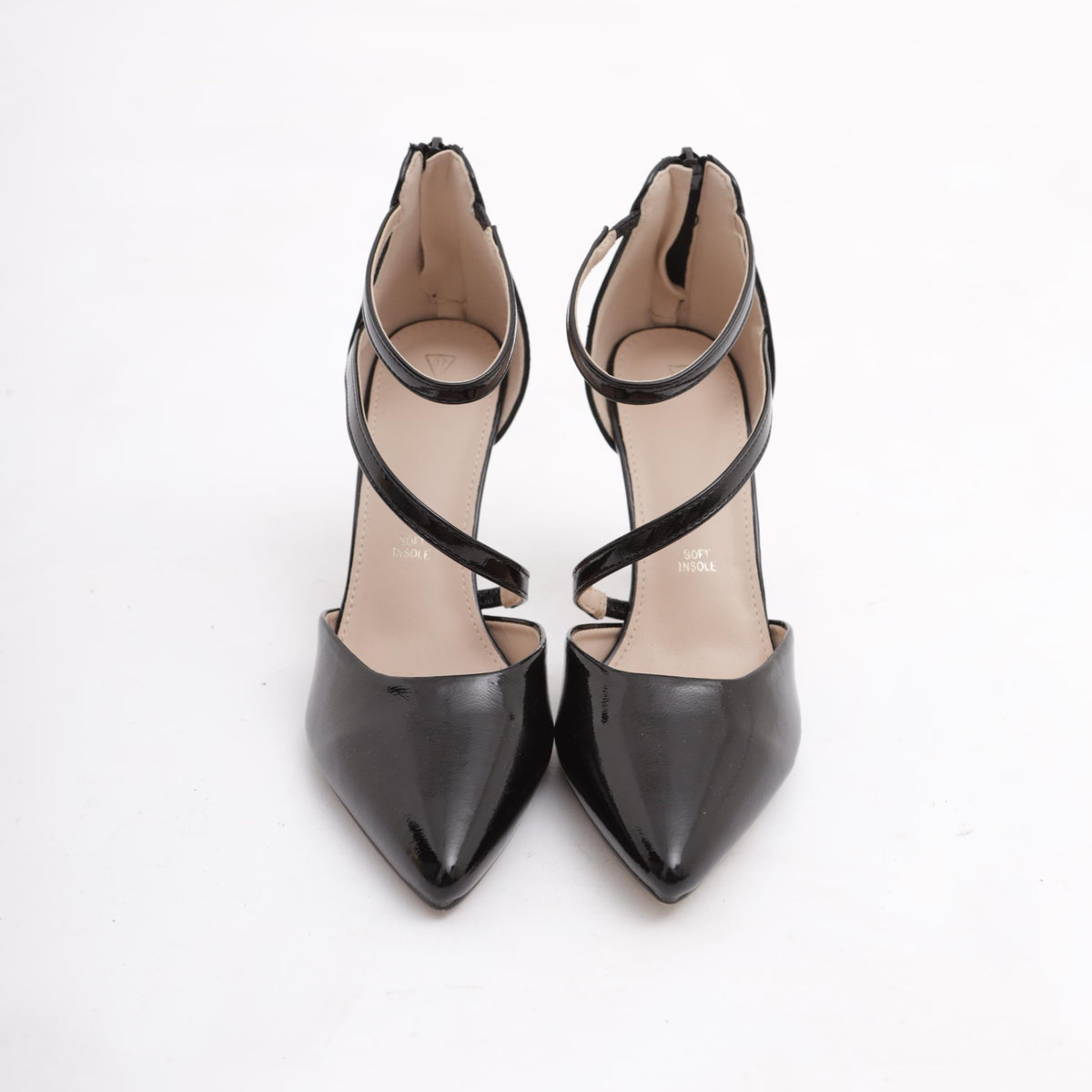 DECOLLETE' D'ORSAY CINTURINO NERO 