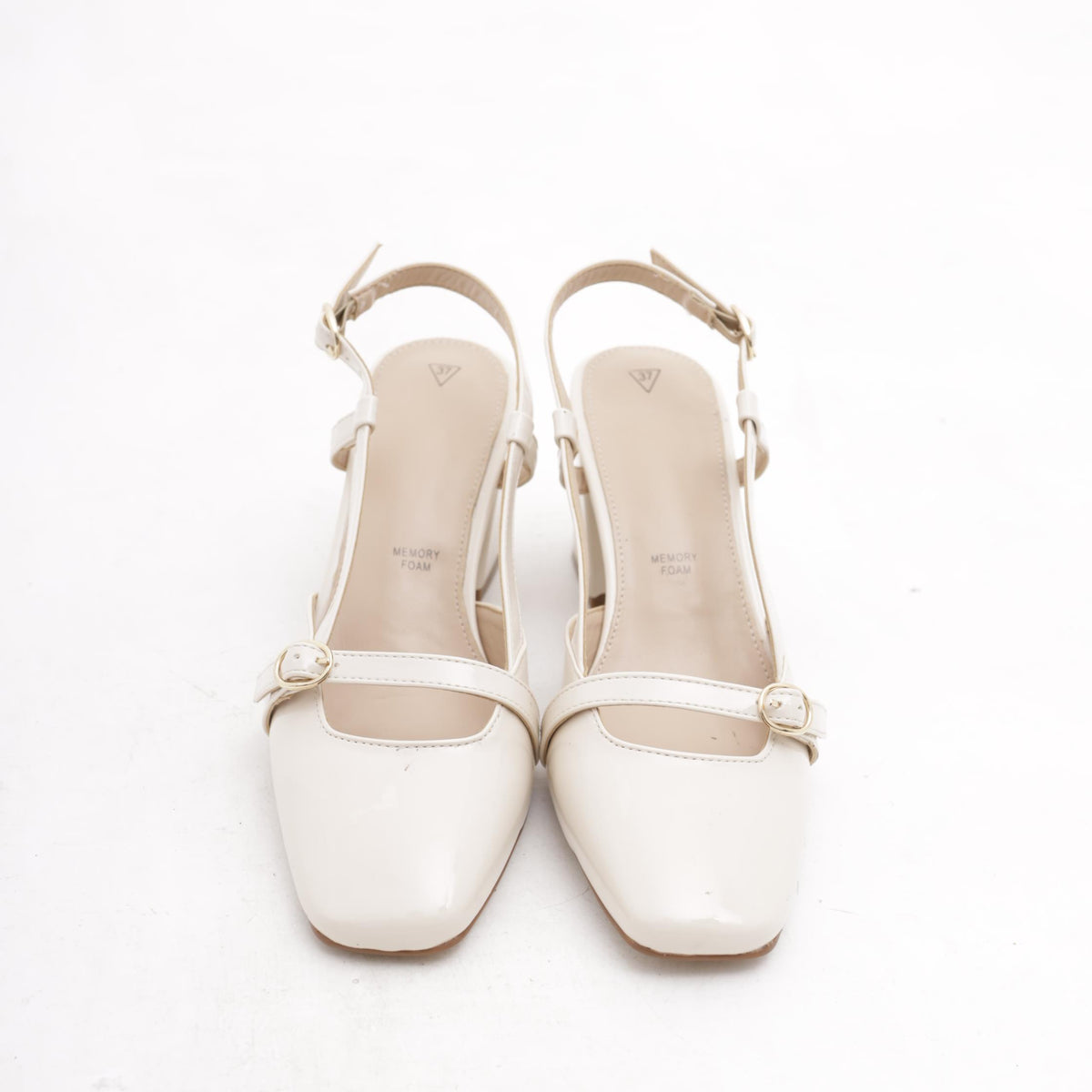 SLINGBACK CINTURINO PANNA 