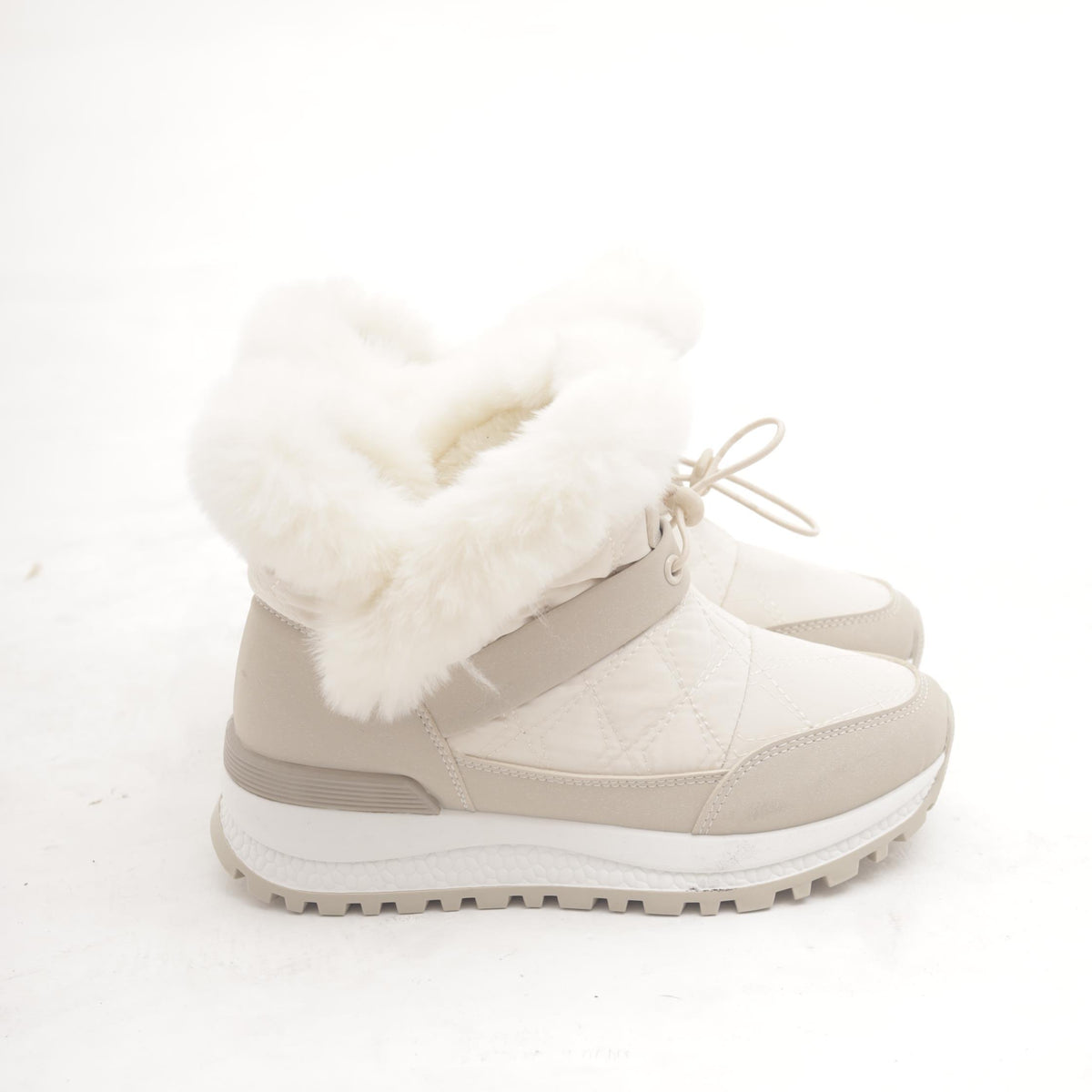 STIVALETTO SNEAKERS RUNNING BEIGE 