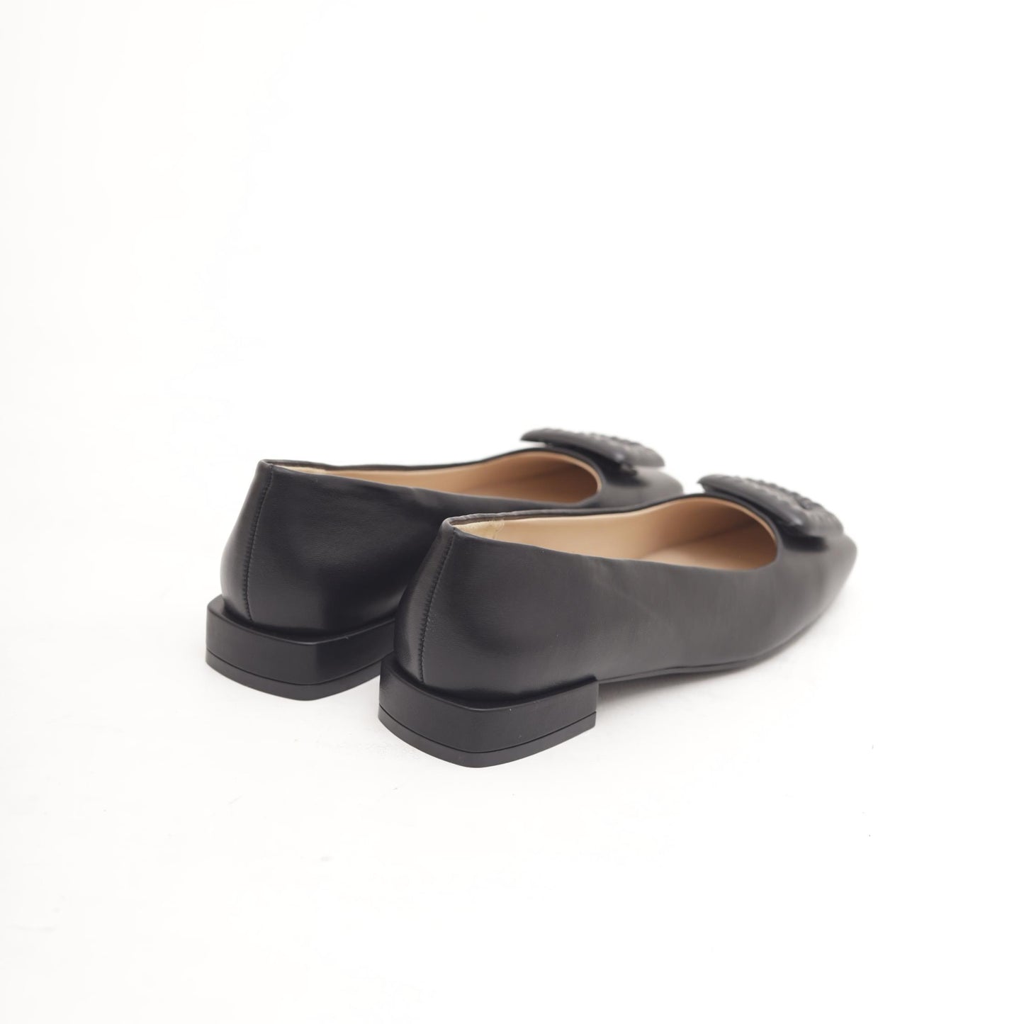 DECOLLETE' FLAT ACCESSORIO NERO 