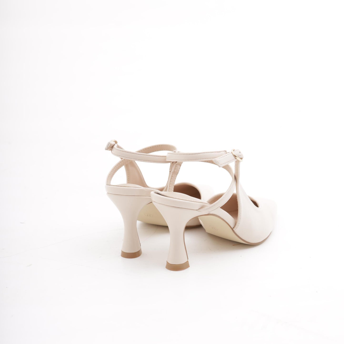 SLINGBACK CROSS NUDE 
