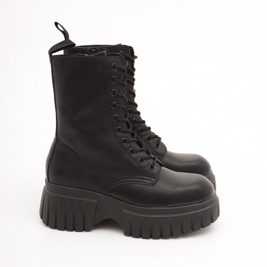 ANFIBIO 10 BUCHI PLATFORM NERO MP733-1PUNE CHOCOLA