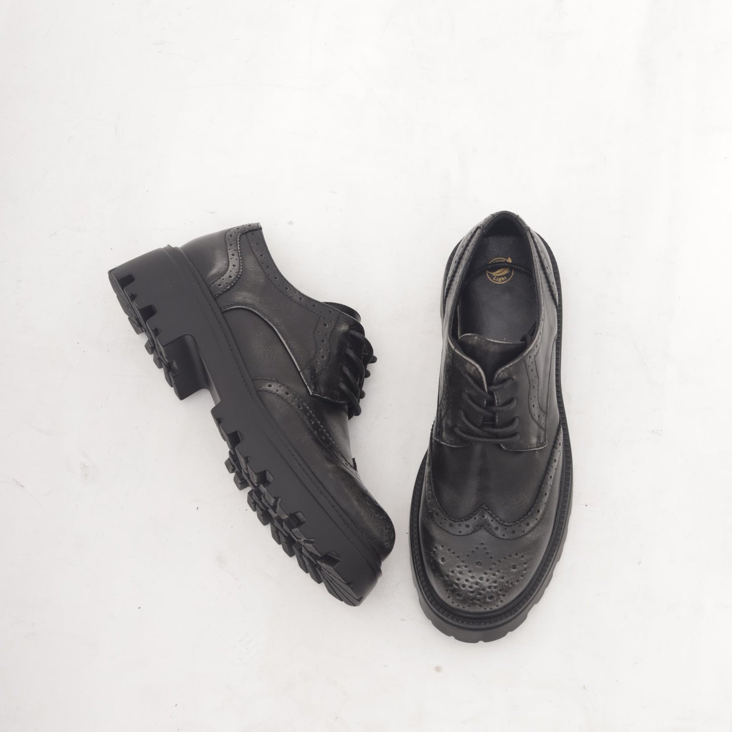 OXFORD SUOLA ALTA NERO 