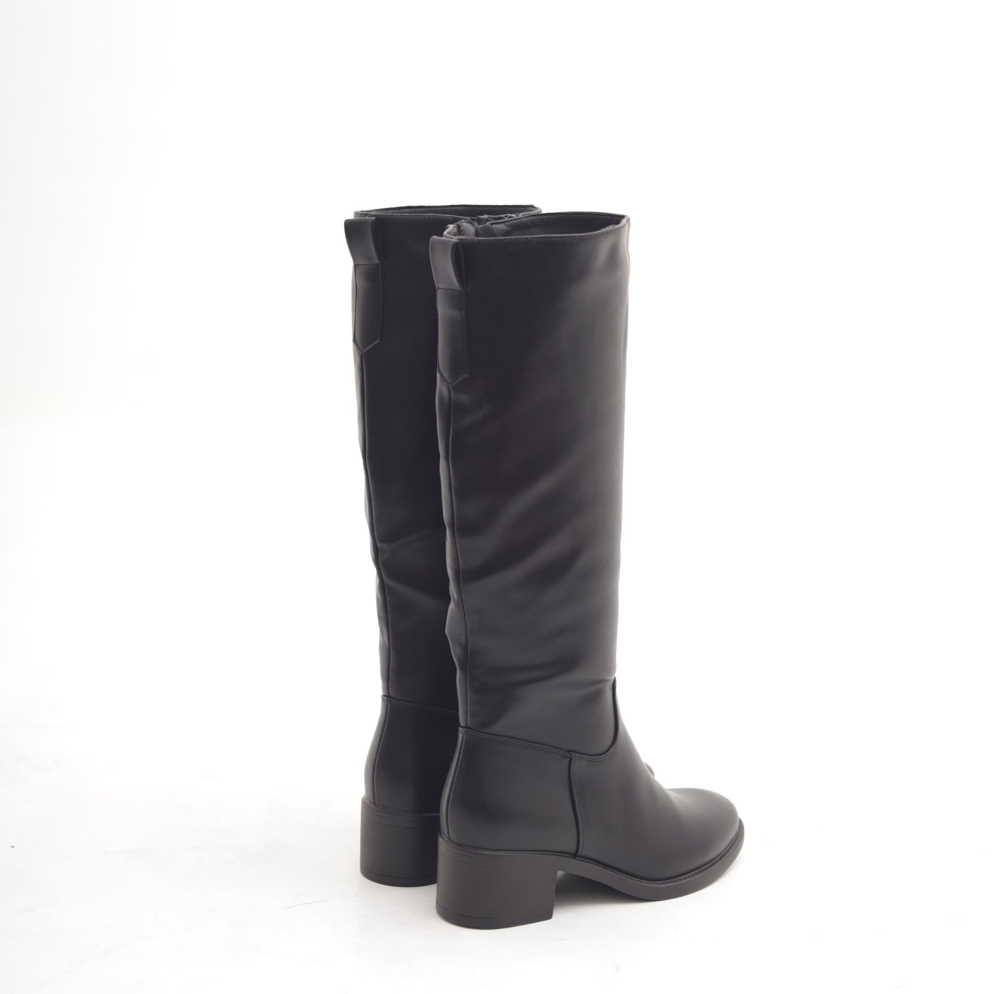 STIVALE ALTO LISCIO NERO MP356-2PUNE CHOCOLA