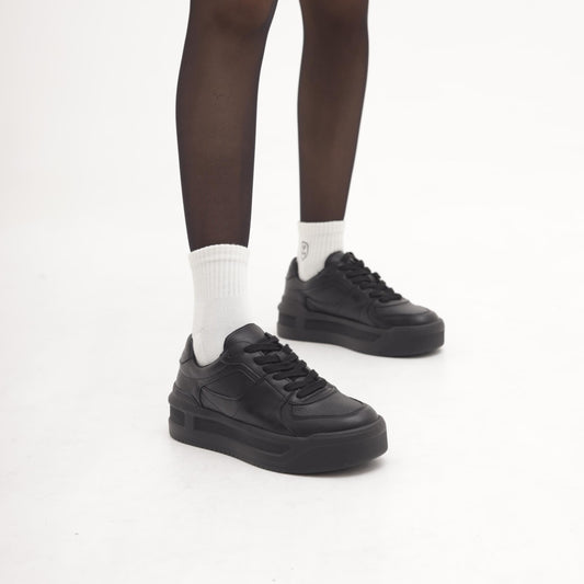 SNEAKERS PLATFORM NERO MP2607-3PUNE CHOCOLA