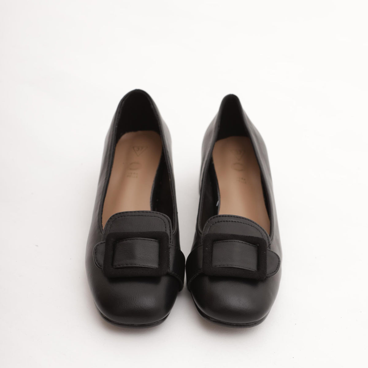 DECOLLETE' BASSA FIBBIA NERO 