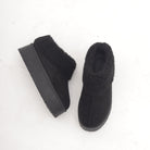SLIPPER MAMMUT RISVOLTATO NERO 