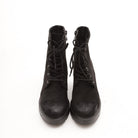 STIVALETTO ALLACCIATO BASSO NERO 