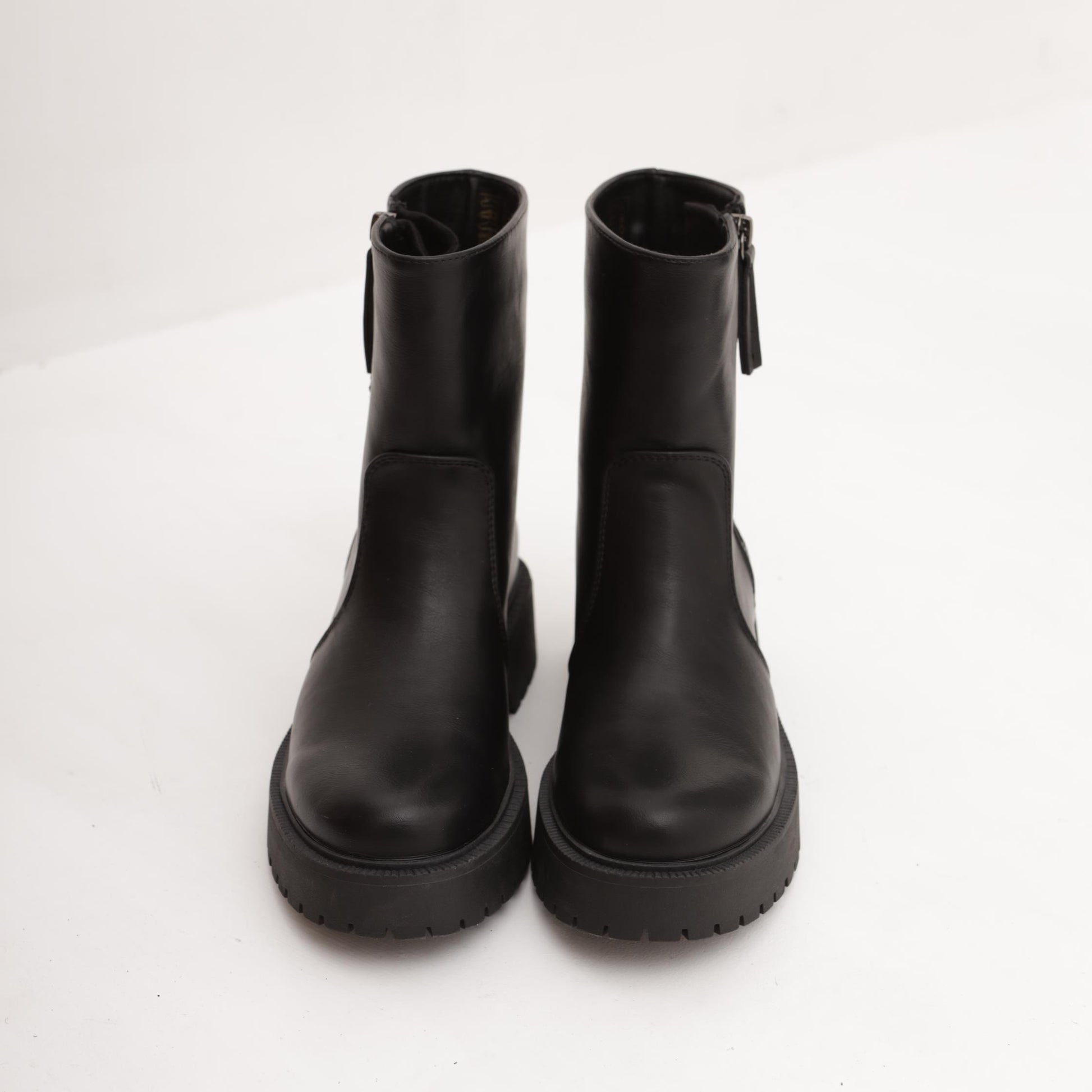 STIVALETTO ZIP ESTERNA NERO 