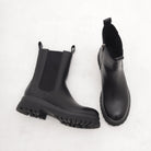 STIVALETTO ELASTICO E ZIP NERO 