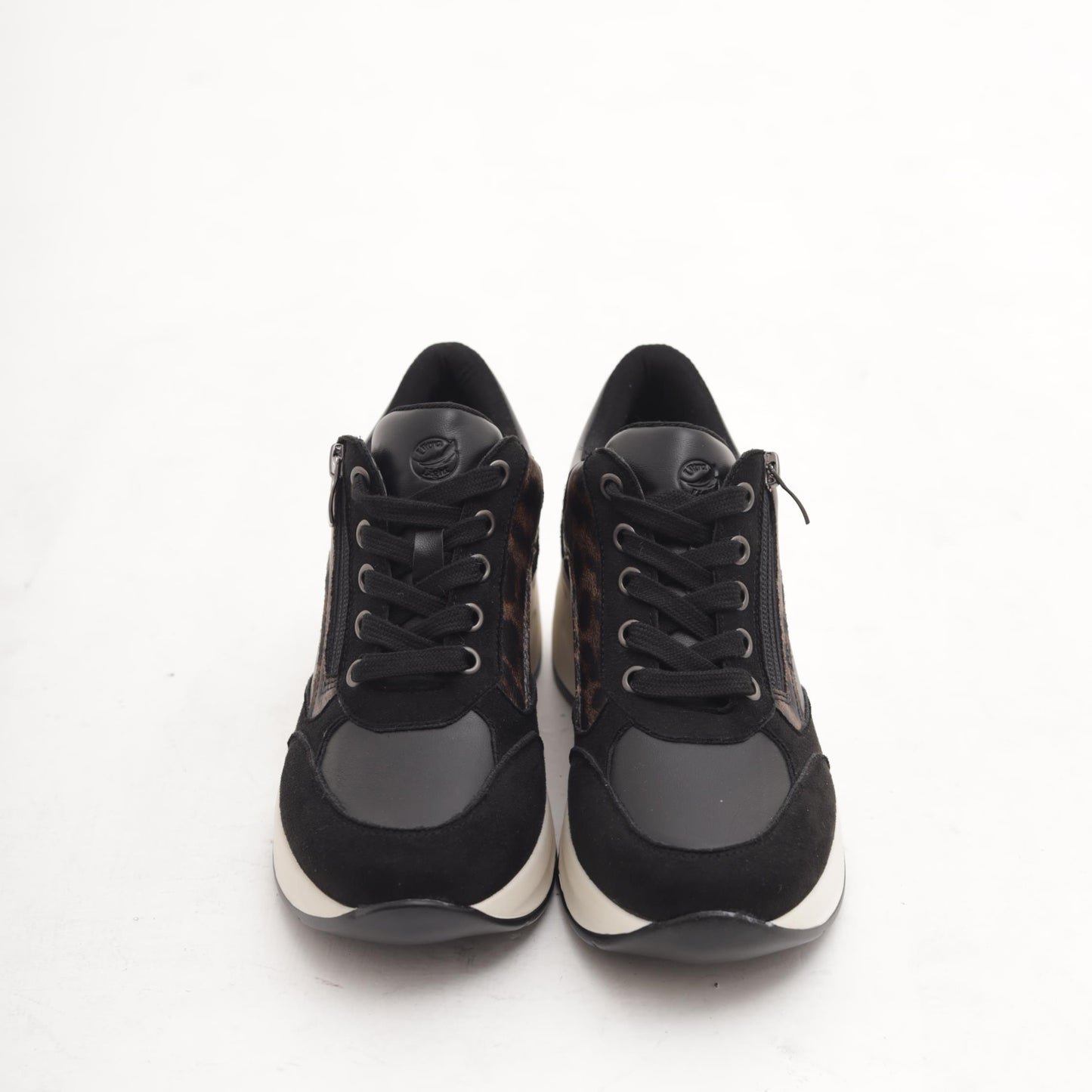 SNEAKERS ALTA ZIP NERO 