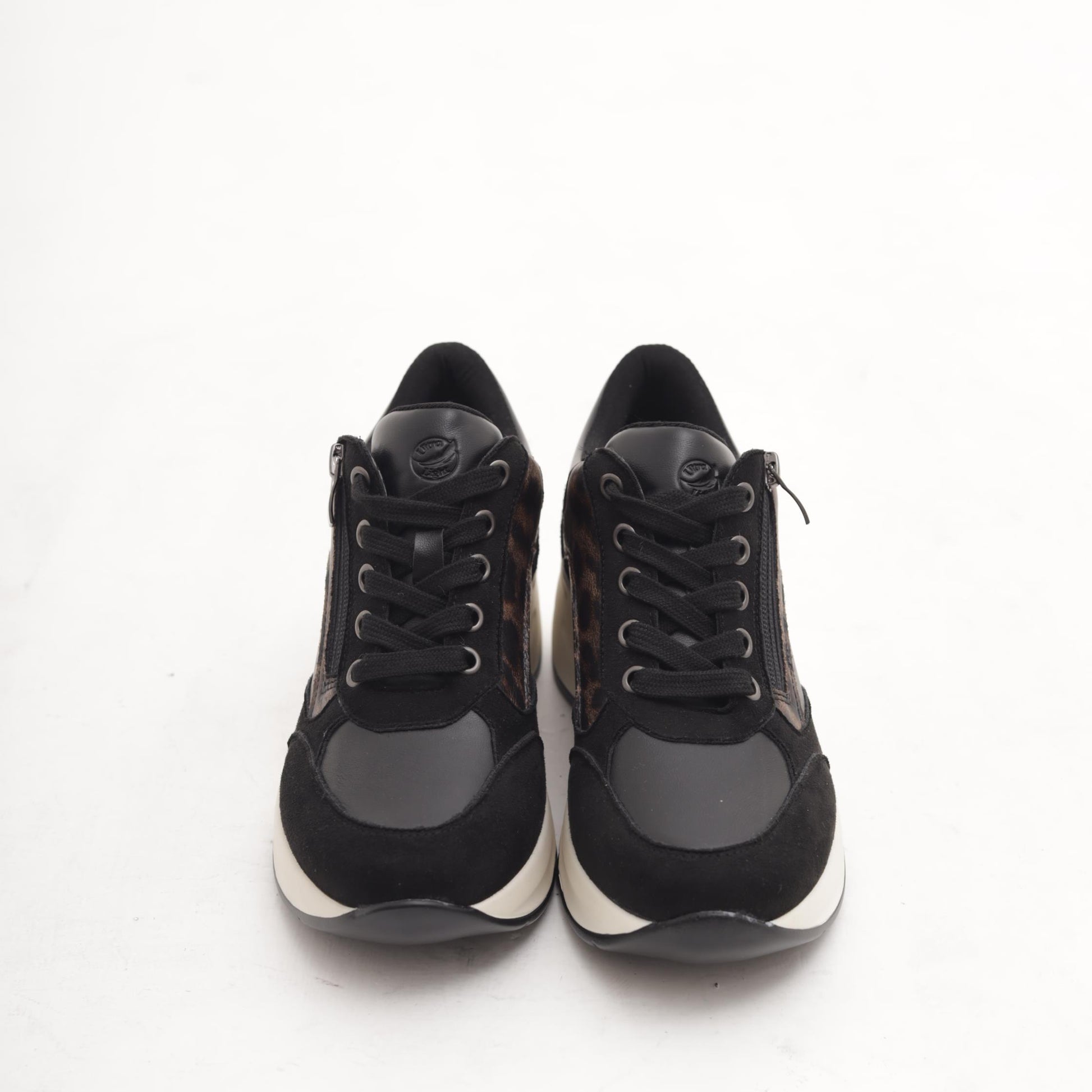 SNEAKERS ALTA ZIP NERO 