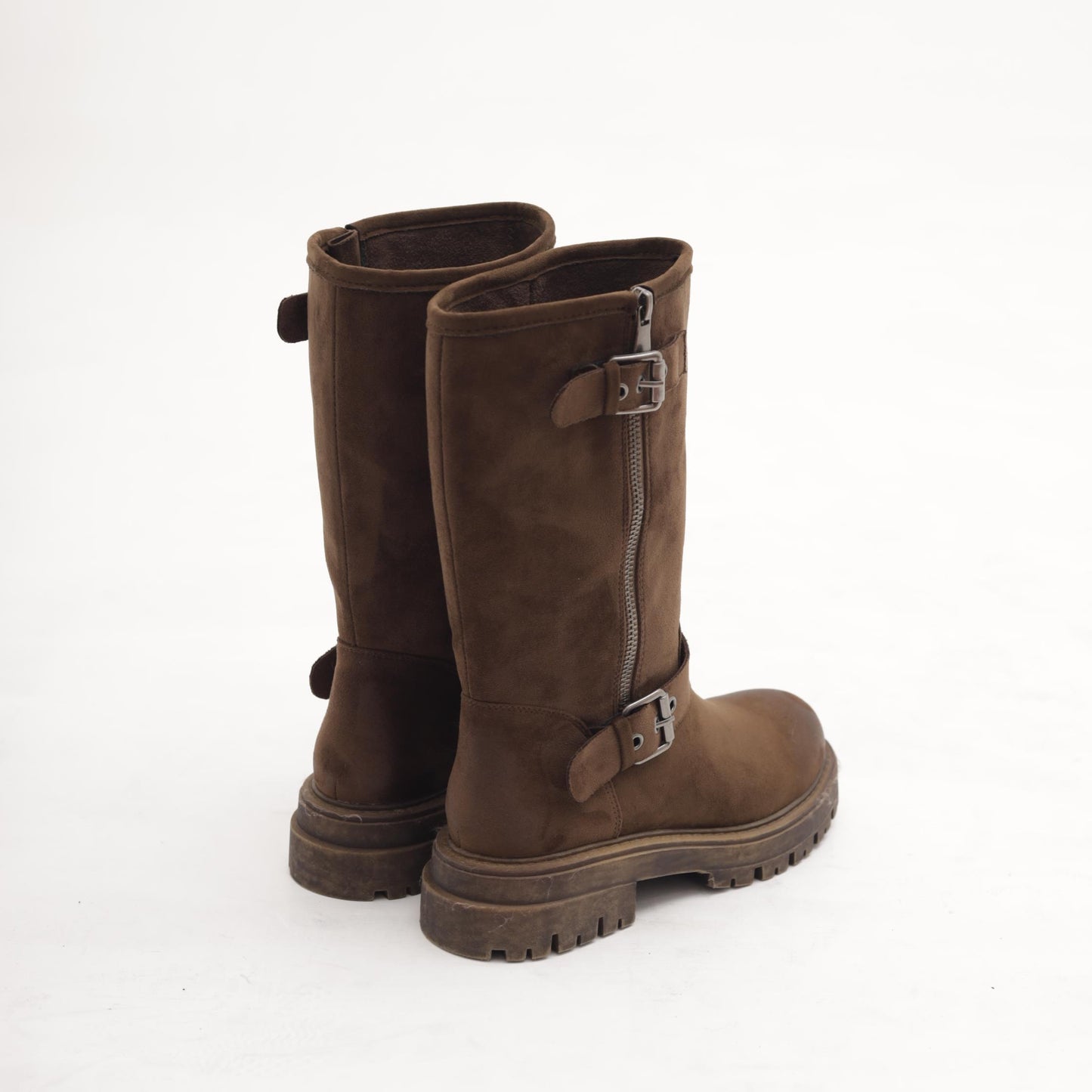 BIKER CON ZIP ESTERNA TESTA DI MORO 