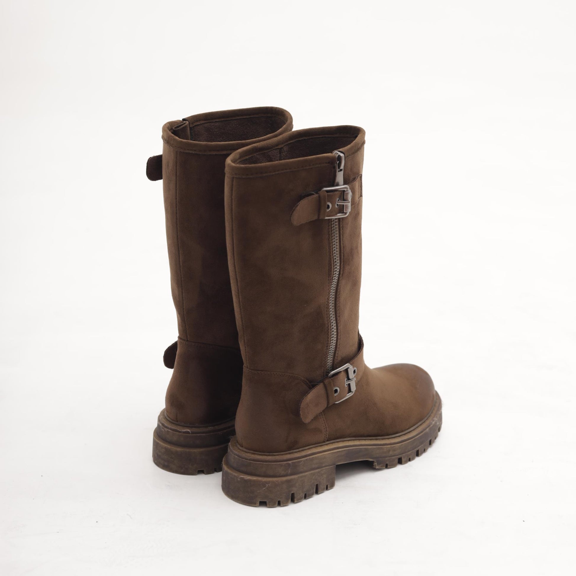 BIKER CON ZIP ESTERNA TESTA DI MORO 