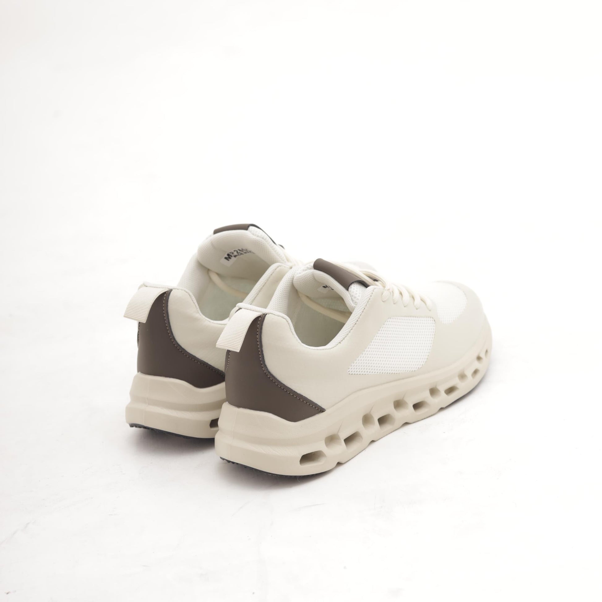 SNEAKERS RUNNING CLOUD GOMMA BEIGE 