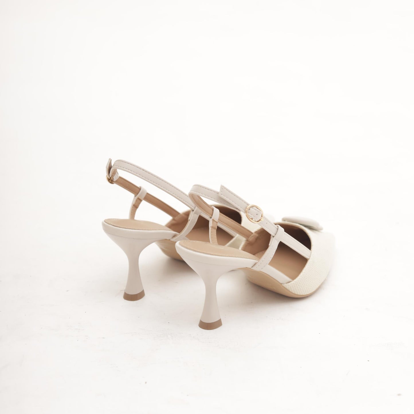 SLINGBACK RAFIA GOCCE BEIGE 