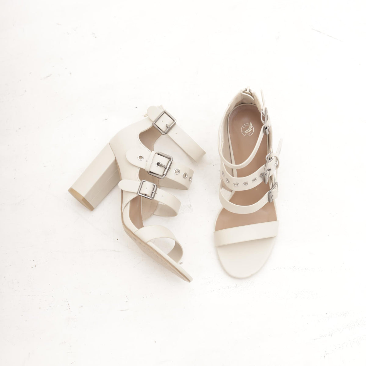 SANDALO 4 FASCE BEIGE 