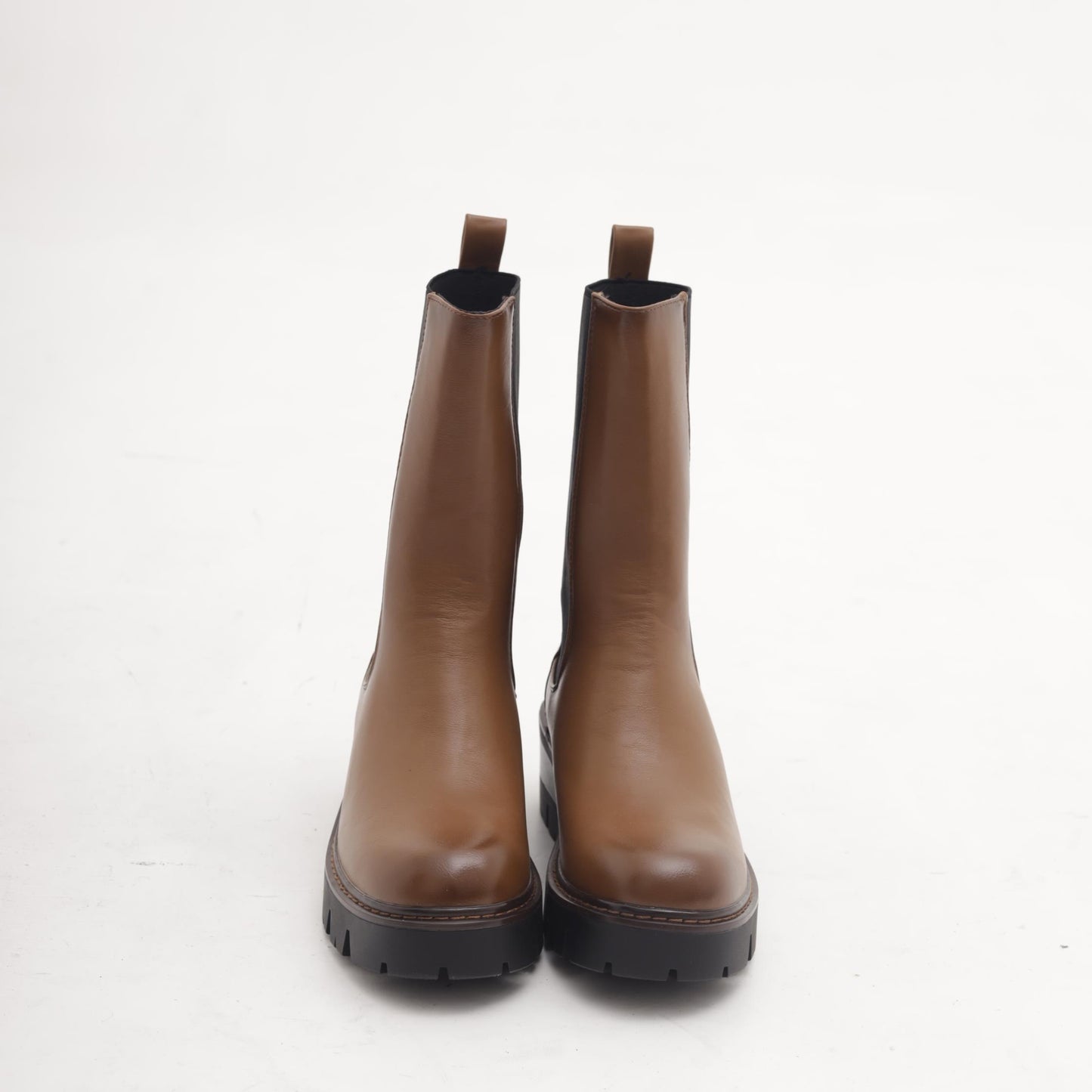 STIVALETTO ELASTICO GRANDE CUOIO 