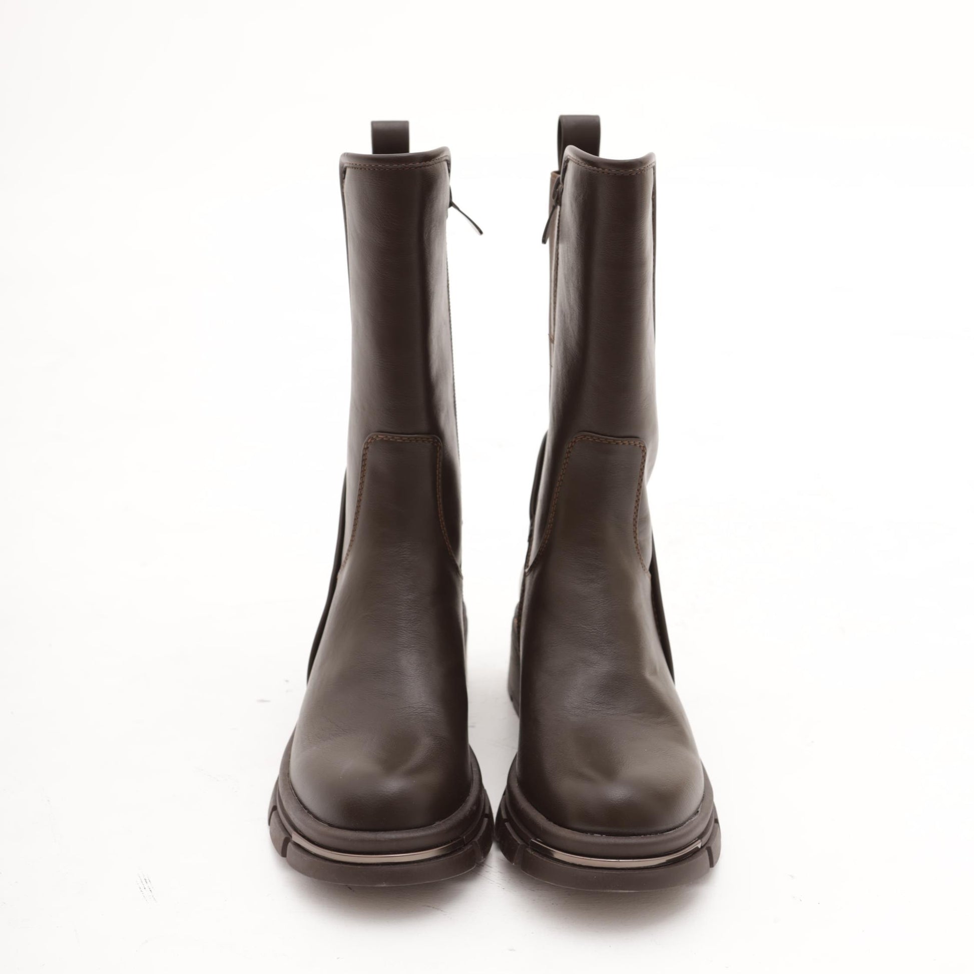STIVALETTO GAMBALE ELASTICO TESTA DI MORO 