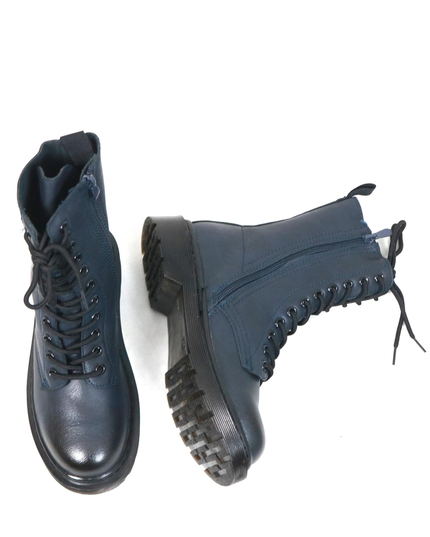 ANFIBIO ALTO CON ZIP BLU 