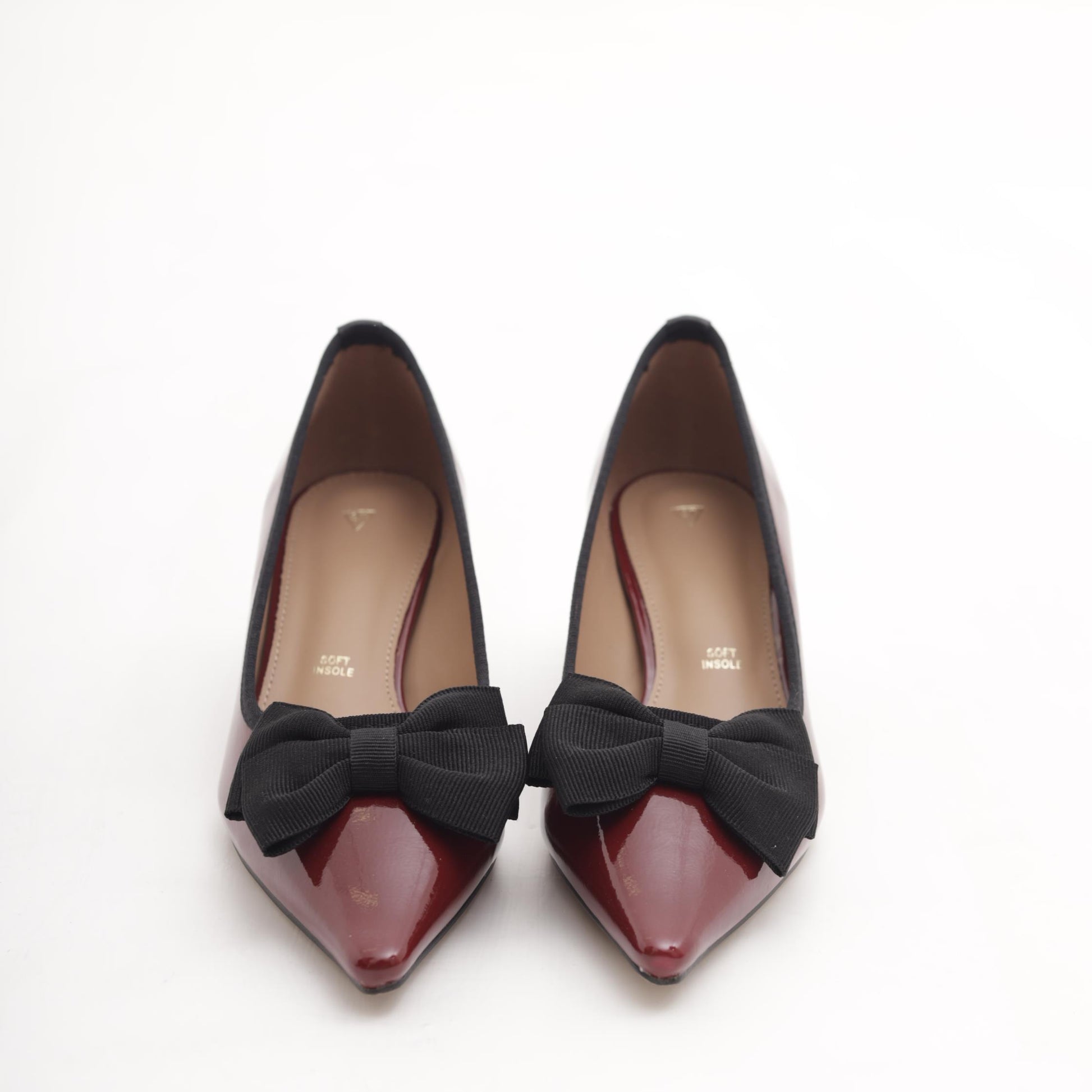 DECOLLETE FIOCCO BORDEAUX 