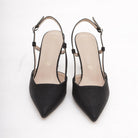 SLINGBACK CHIFFON NERO 