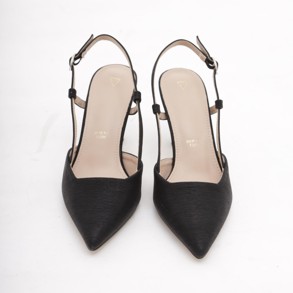 SLINGBACK CHIFFON NERO 