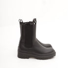 STIVALETTO ELASTICI E ZIP NERO 